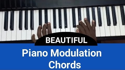 Use these Simple Chords for Modulations  on key C, C# & D
