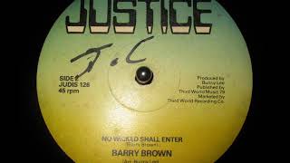Barry Brown - No Wicked Shall Enter - YouTube