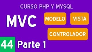 Ejemplo de MVC con PHP Parte 1 de 8 | Curso PHP y MySQL #44 - YouTube