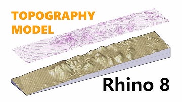 Creating 3D Topography in Rhino 8 Using Contour + Loft