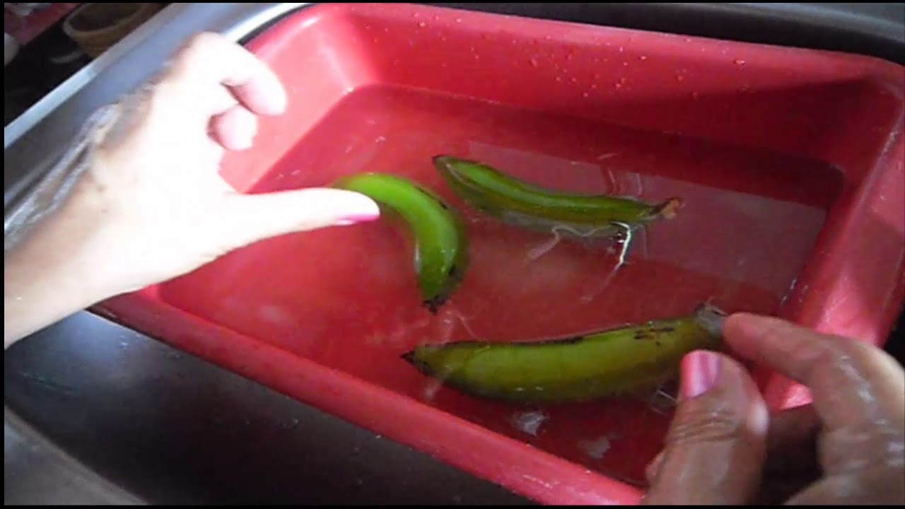Como quitar la mancha de plátano verde YouTube