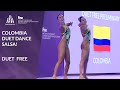 Artistic Swimming Olympic Qualifier - Colombia Duet Free performance 🇨🇴