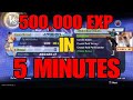 Dragon Ball Xenoverse 2 - *NEW* FASTEST way to LEVEL 120 (500,000 EXP in 5 minutes)
