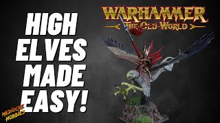 Old World Diaries: High Elves! High Elf lord on Griffon #theoldworld