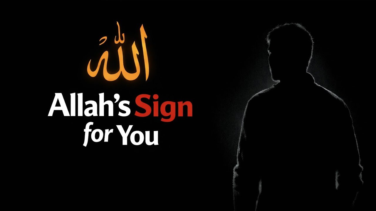 If you see this, Allah is sending you a sign.