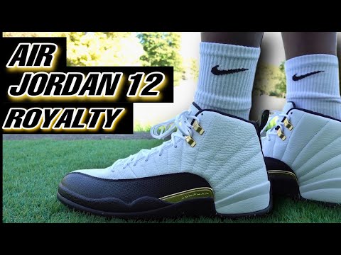 Air Jordan 12 ROYALTY Review, On Feet AND Lace Swap! - YouTube