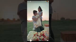 سنابات لطيفة تركي💕||جلسة تصوير غزل وفارس