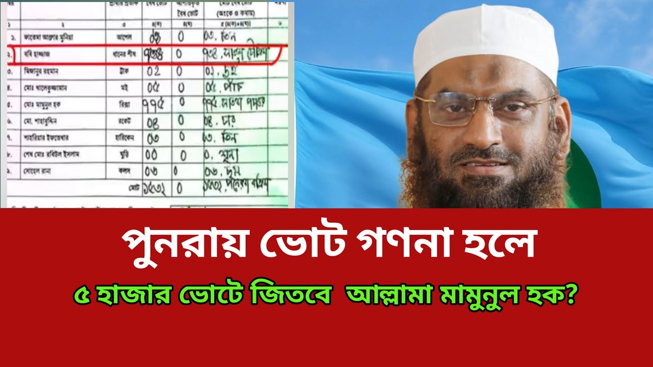 গণনার সময় কী ঘটেছিল? আমীরে মজলিসের বিস্তারিত বক্তব্য#election 