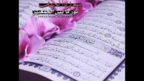 سورة الكهف/ الشيخ محمد أحمد العناني