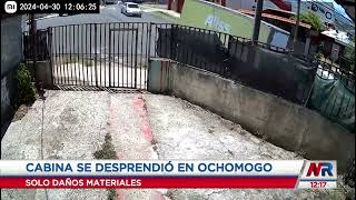 Camión pierde la cabina de conductor en pleno Ochomogo