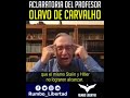 Aclaración del profesor Olavo de Carbalho