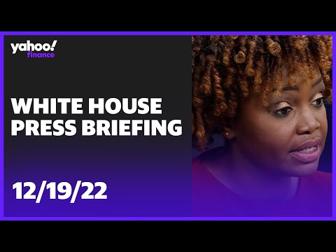 Live: white house press secretary karine jean-pierre holds briefing