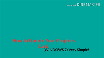 How to Update Your Graphics Card Driver (WINDOWS 7) Very Simple!