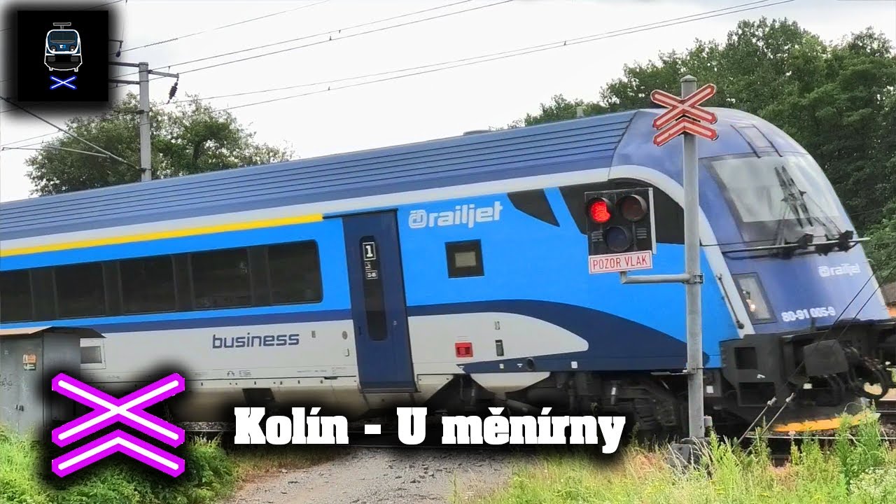 Železniční přejezd Kolín - U Měnírny (AŽD 71) - 31.7.2021