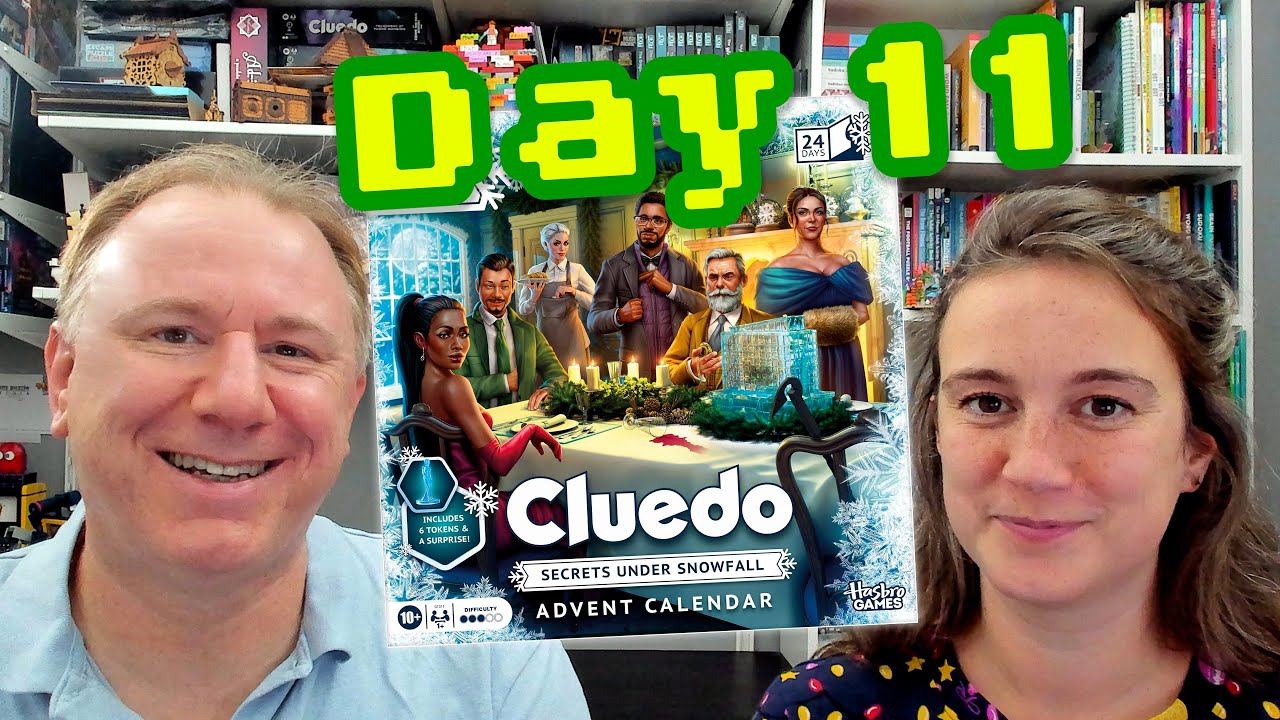 Calendrier de l'avent Cluedo - Secrets enfouis sous la neige Hasbro Gaming : King Jouet France