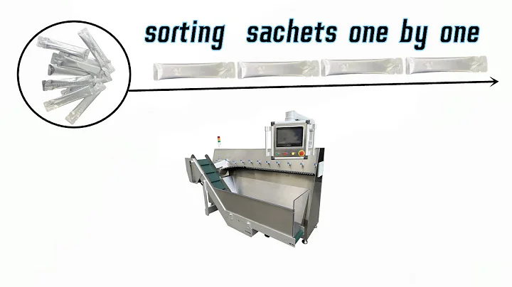 Stick bag sorting counting system | sugar pouch counter machinery in China
