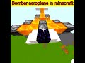 How to make bomber aeroplane in minecraft pe 118 shorts creepy444 trend minecraft