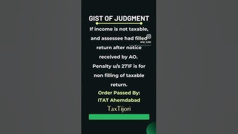 Penalty u/s 271F is for non-filling of taxable return. ITAT