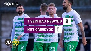 Uchafbwyntiau / Highlights | Y Seintiau Newydd 8-0 Met Caerdydd