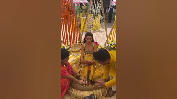 Bhaiya bhabi ka haldi function❤️ #youtubeshorts #minivlog #minisuyash #loveonshorts