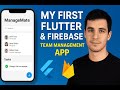 ManageMate | My First Flutter & Firebase Team Management App 🚀