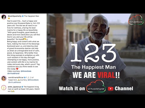 123 - The Happiest Man | Virtual Bharat