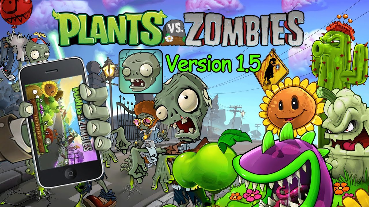 Plants vs. Zombies [iPhone] [Version 1.5] FULL Walkthrough - YouTube