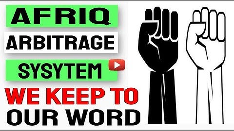 Afriq Arbitrage Sysytem AAS Delivered 98% Of Our Promises We Keep To Our Word Reviewed By Joe Salmon