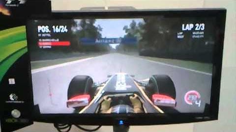 F1 2010 GamesCom Gameplay Monza Renault Kubica