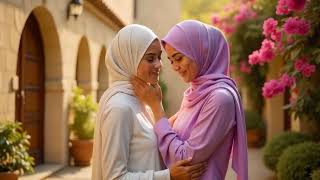 Two Hijabi Women Deeply in Love | Romantic AI Visuals screenshot 3