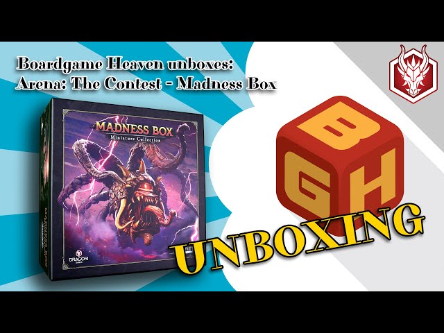 Board Game Heaven Unboxing 174: Arena: The Contest Madness Box