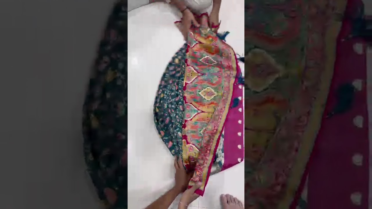 Soft Gaji Silk Kashmiri Kalamkari Pashmina Saree