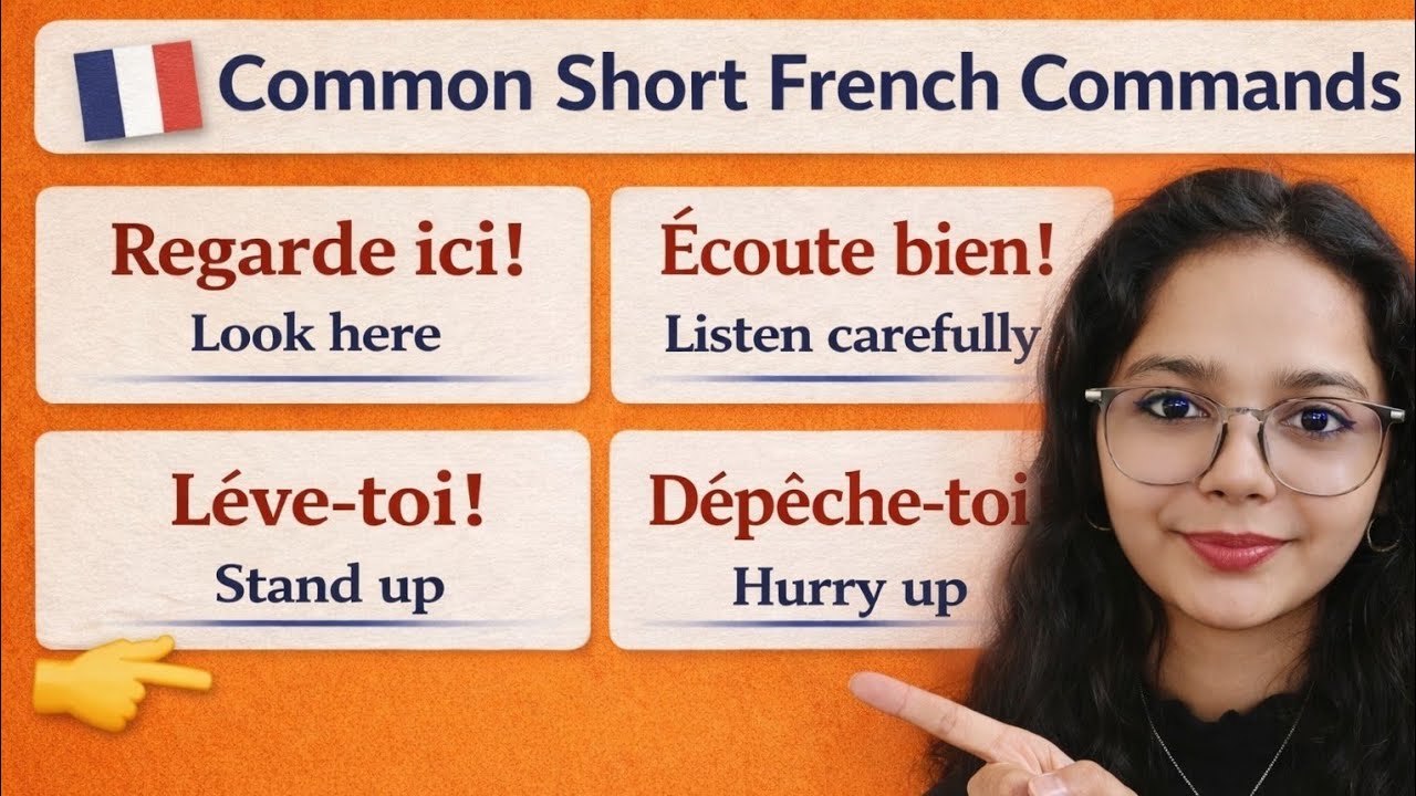 How to Give Commands in French | Easy French Imperatives for Beginners 