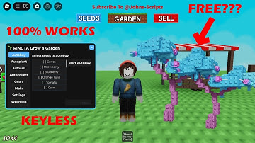 Grow A Garden GUI script | 100% WORKS | KEYLESS
