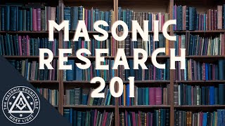 Masonic Research 201 | TMR 498