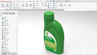 Advanced Surface Modeling  Plastic Bottle