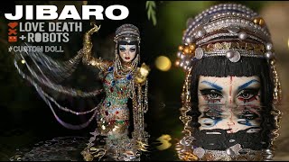 DOLL OOAK Golden Woman - Jibaro - Love, Death & Robots Art Doll Fashion Royalty , Barbie Doll