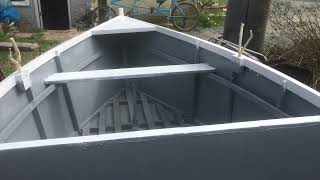 Small Rowboat (part 5) homemade Oar Locks
