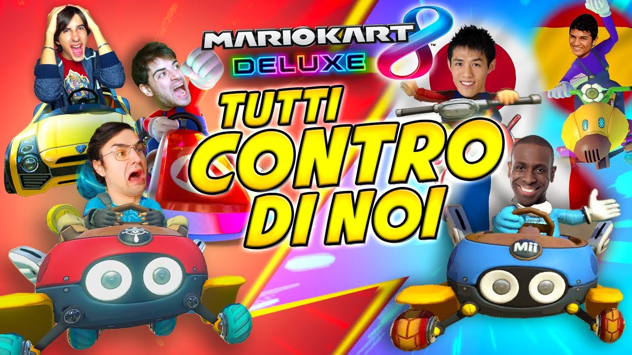 [ASSURDO] TUTTE LE NAZIONI CONTRO DI NOI su MARIO KART 8 DELUXE!