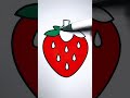 #strawberry #coloring #drawing #asmr #satisfying #art #fyp... #Shorts #macandcheese2015