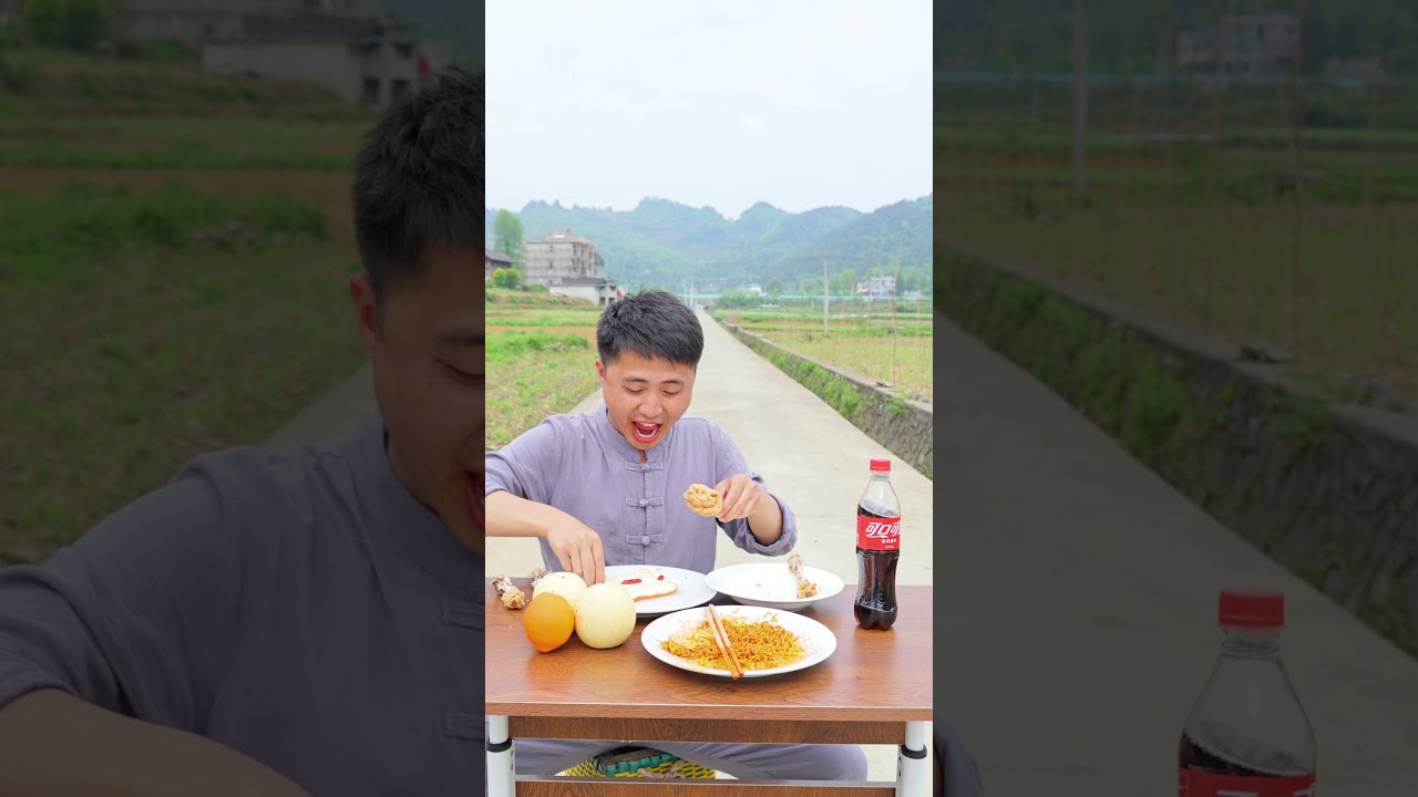 Ermao is already full, but Songsong still hasn't come back #funny #food