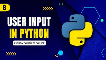 8. User input in Python - input() function in Python- With Code and Notes