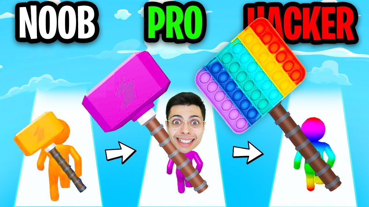 DISTRUGGI TUTTO COL MARTELLO GIGANTE! 🔨Giant Hammer YouTube