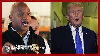 Trump and Moore play blame game over massive Potomac waste spill