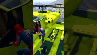 GTA 5 Ragdolls Spiderman Compilation (Euphoria Physics, Fails, Jumps, Funny Moments)#shorts #viral