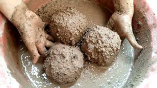 ASMR| brown bajri texture || full water Crumbling full satisfying video must watch 💤🖤✅