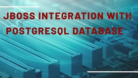 Jboss EAP 7 - datasource (postgresql) configurations