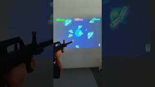 Projector Shooting Game | Interactive Wall Projection Game Experience  #eventtechnology #dubai