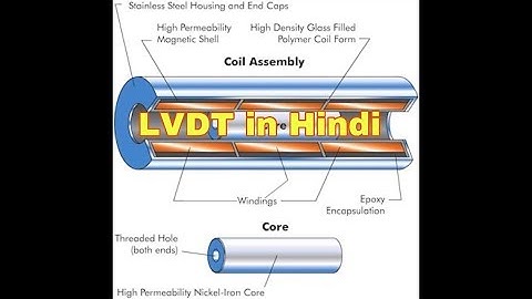 Linear variable differential transformer / Transducer (LVDT) in Hindi
