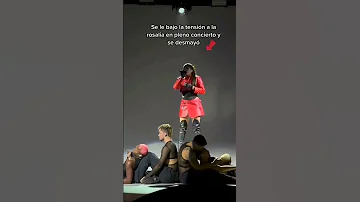 Se Desmayo La Rosalia En Pleno Concierto Rosalia Tiktok 
